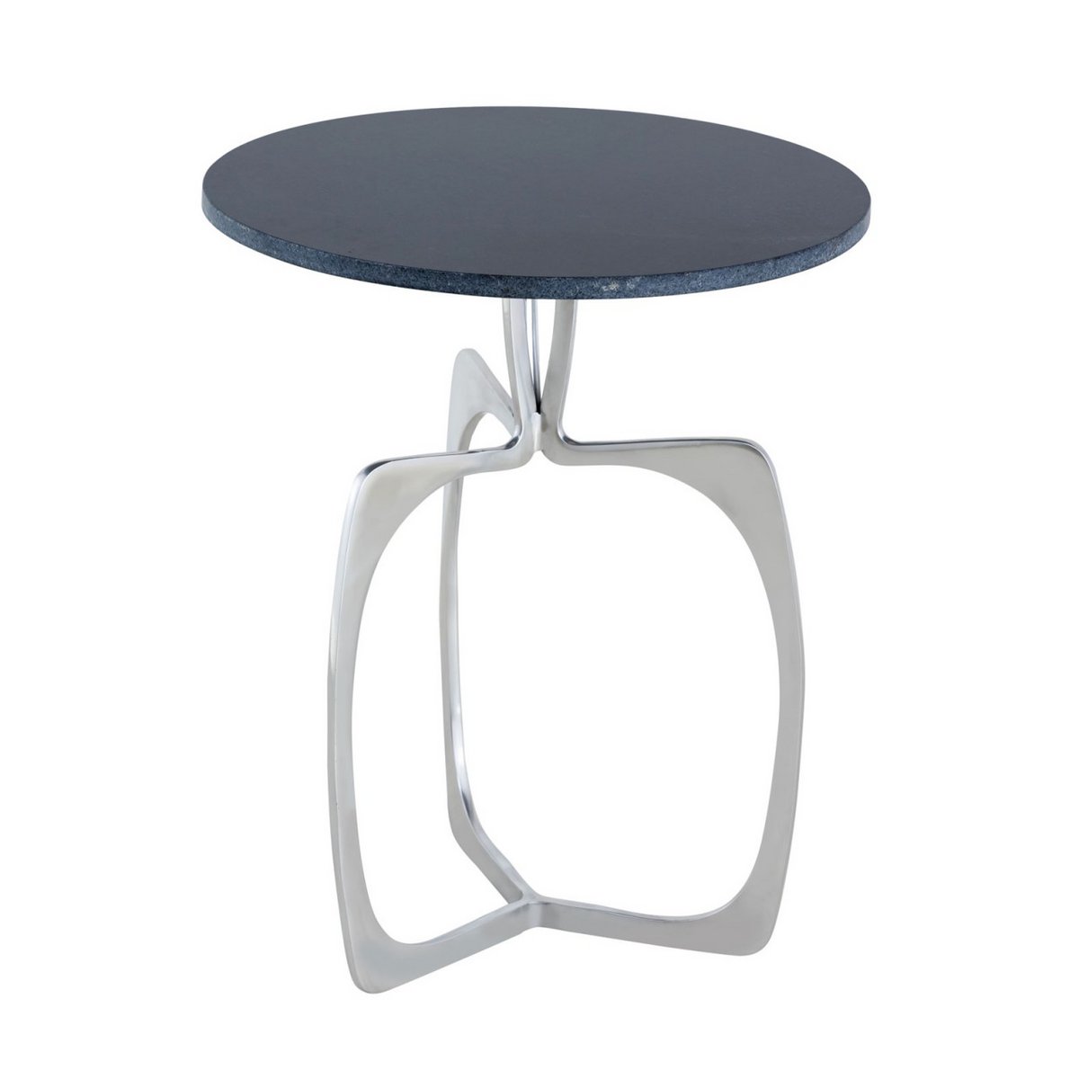 Beistelltisch - Metall rund ø 45 x 56 cm - Dekotisch - Marmor - Sohoo