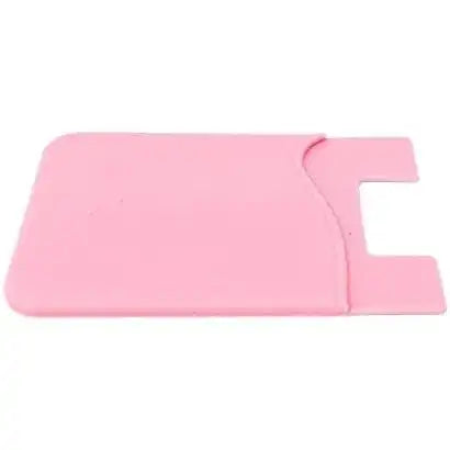 10x Smartphone Kartenhalter Silikonhülle Kartenetui In Pink Mit Klebeseite Einfache Montage