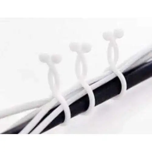 Drehbare Kabelclips SYSTEM S Größe L Schwarz Set 20 Stück Kabelmanagement Für Kabelorganisation