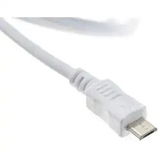 3 Meter Micro USB Kabel Weiß Daten Und Ladekabel Für Smartphones Und Tablets Hochwertig