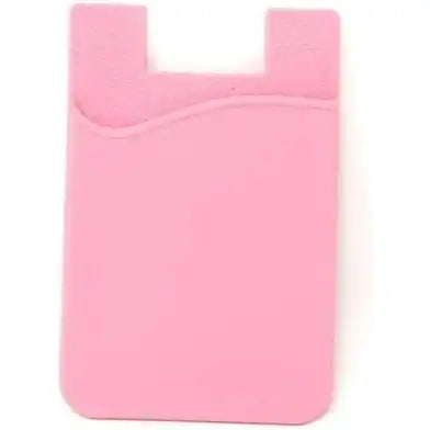 10x Smartphone Kartenhalter Silikonhülle Kartenetui In Pink Mit Klebeseite Einfache Montage