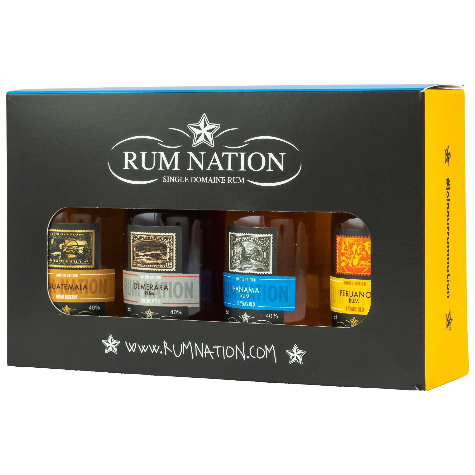 Rum Nation Collection 4 x 5 cl (Miniaturen)