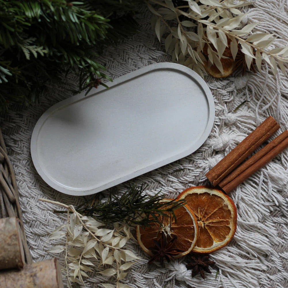 Maximalbeton - Untersetzer Oval