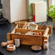 Ziegelform mit 4 Fächern