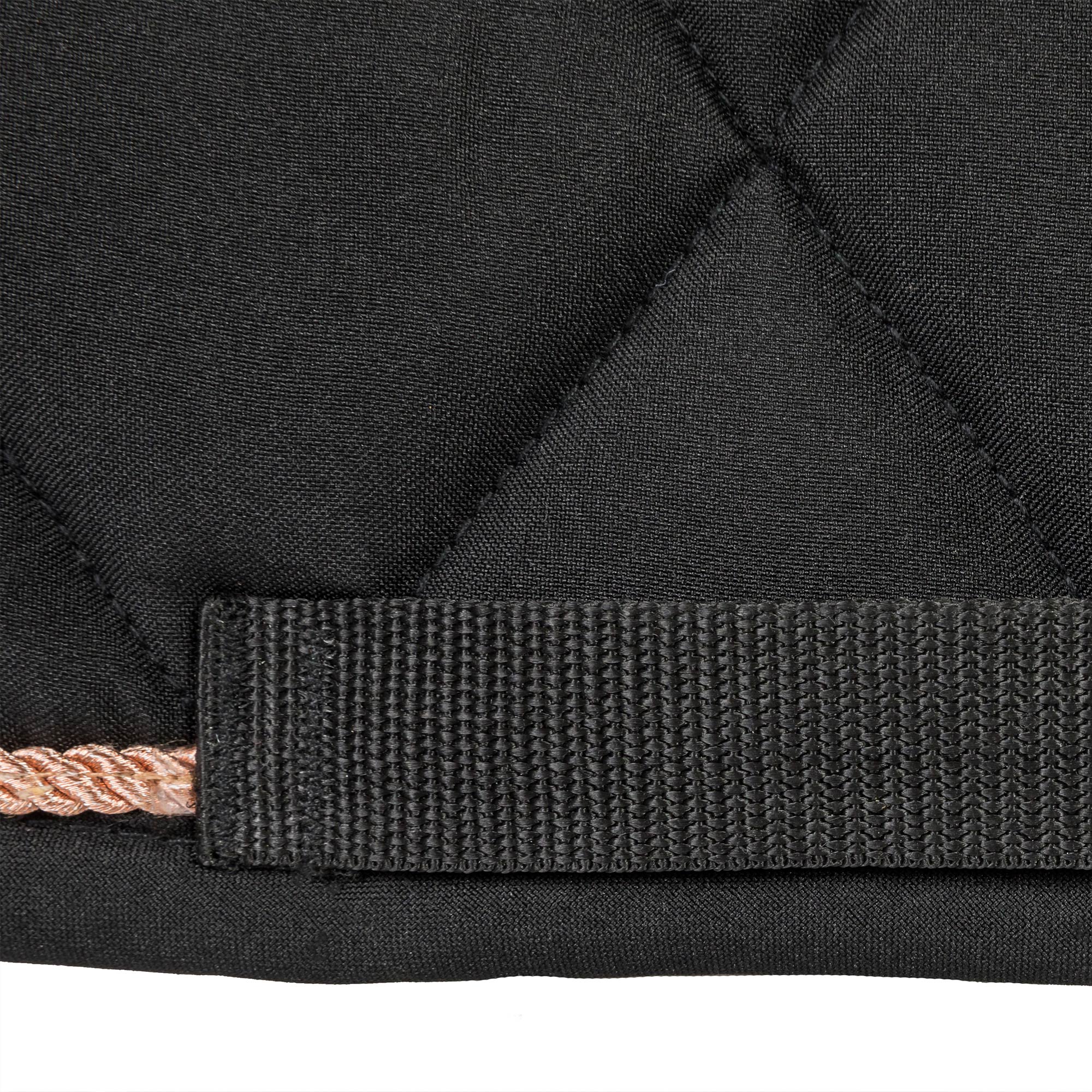 "Haze Collection" Schabracke Dressur - Schwarz Roségold