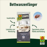 COMPO Bettwanzenfänger Klebefalle mit Lockstoff