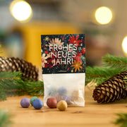 10x5 Blumenmurmeln im Tütchen "Frohes Neues Jahr"