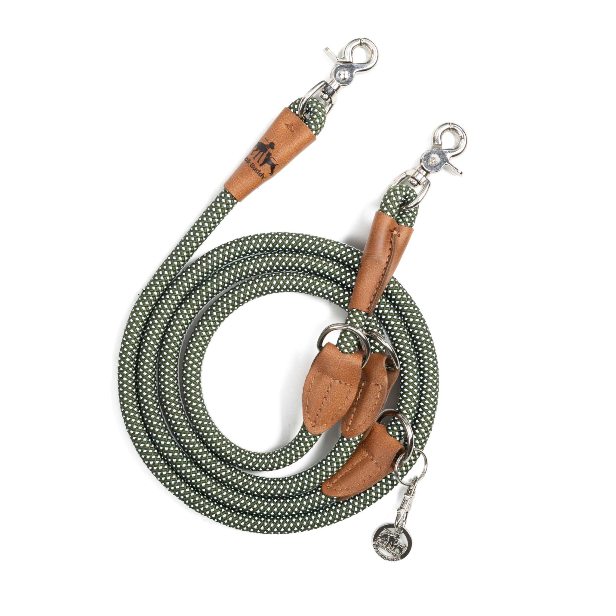 Reflektionsleine GLOW stark reflektierend längenverstellbar und vegan