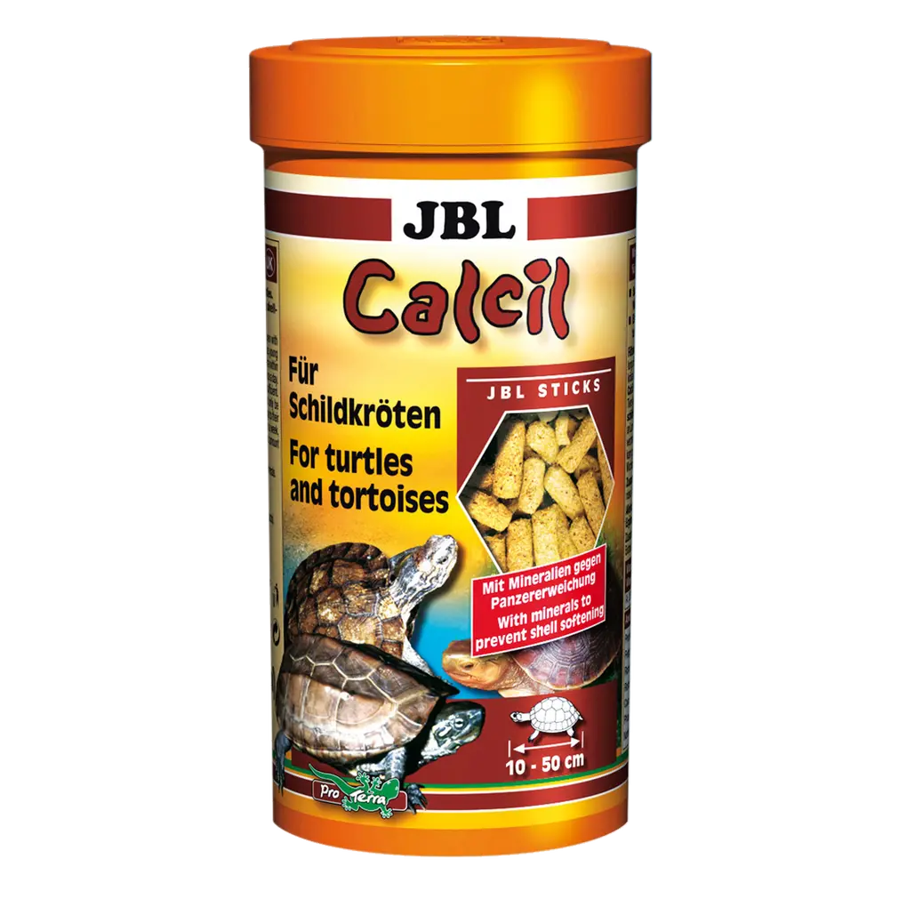 JBL Calcil 250 ml – Hauptfutter für Wasser- und Sumpfschildkröten mit Mineralien und hohem Proteingehalt