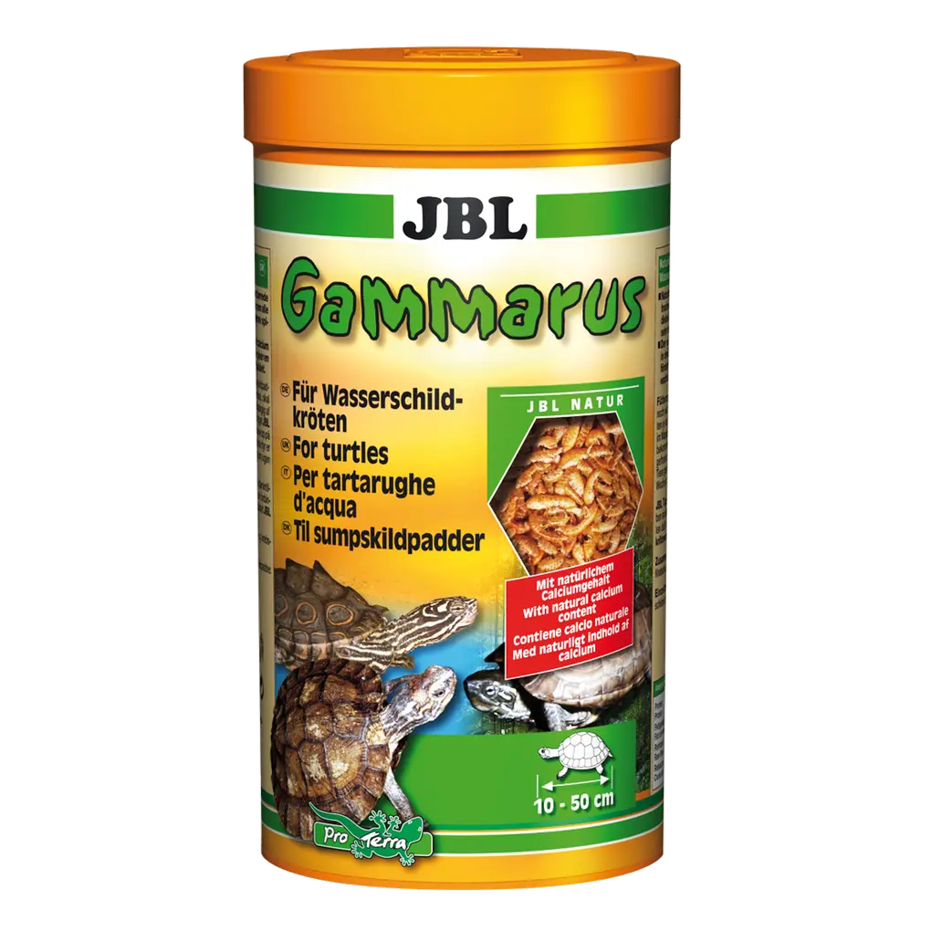 JBL Gammarus 1 l - Ergänzungsfutter für Wasserschildkröten mit gereinigten Bachflohkrebse