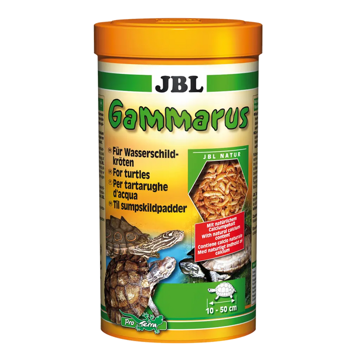 JBL Gammarus 1 l - Ergänzungsfutter für Wasserschildkröten mit gereinigten Bachflohkrebse