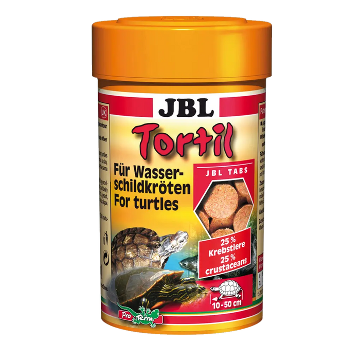 JBL Tortil 100 ml – Hauptfutter für Wasser- und Sumpfschildkröten mit hohen Akzeptanzwerten.