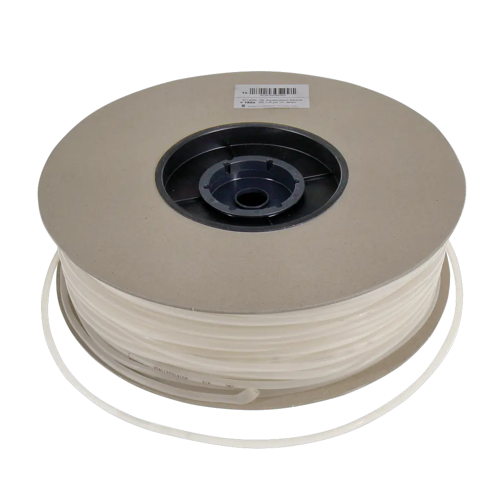 JBL Aquaschlauch Silicone 4/6, Luft per – flexible Schlauchrolle für Aquarien und Teiche.