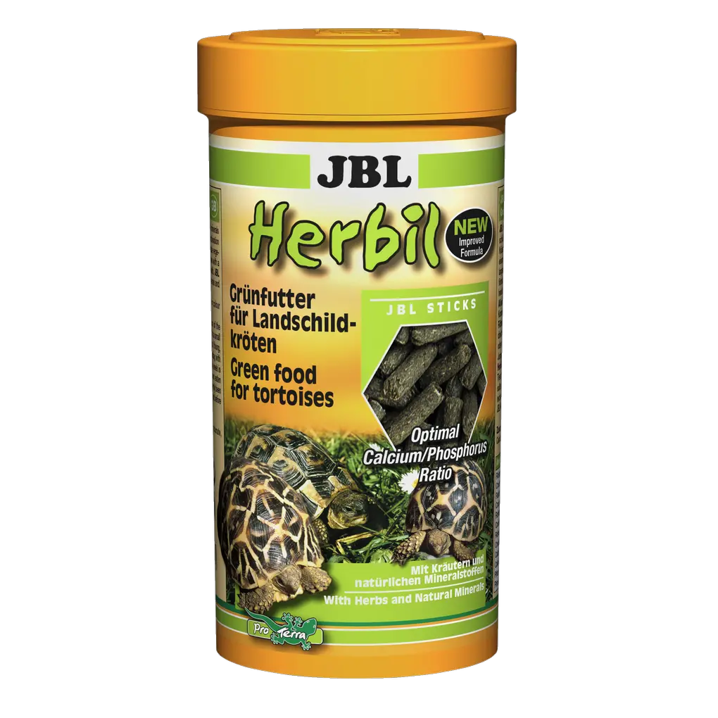 JBL Herbil 250 ml - Grünfutter für Landschildkröten, optimale Mineralstoffversorgung, mit Kräutern.