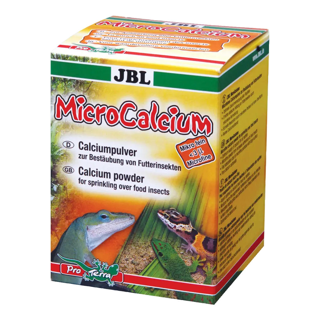 JBL MicroCalcium 100 g - calcium powder for sprinkling over food insects for reptiles