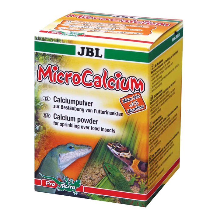 JBL MicroCalcium 100 g - calcium powder for sprinkling over food insects for reptiles