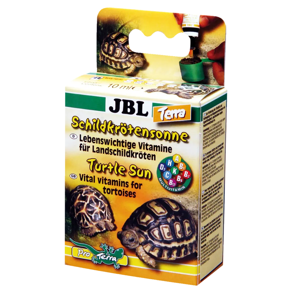 JBL Schildkrötensonne Terra 10 ml – Ergänzungsfutter für Schildkröten mit lebenswichtigen Vitaminen