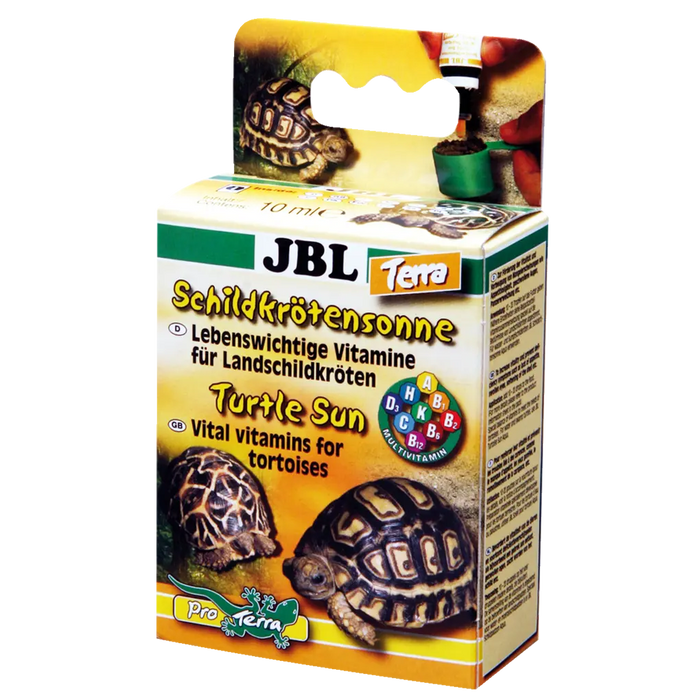 JBL Schildkrötensonne Terra 10 ml – Ergänzungsfutter für Schildkröten mit lebenswichtigen Vitaminen