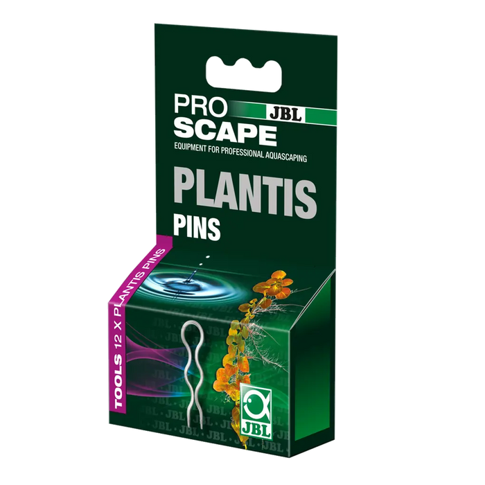 JBL PROSCAPE PLANTIS PINS - Pack of 12 for securing aquatic plants in aquariums with full manufacturer warranty.