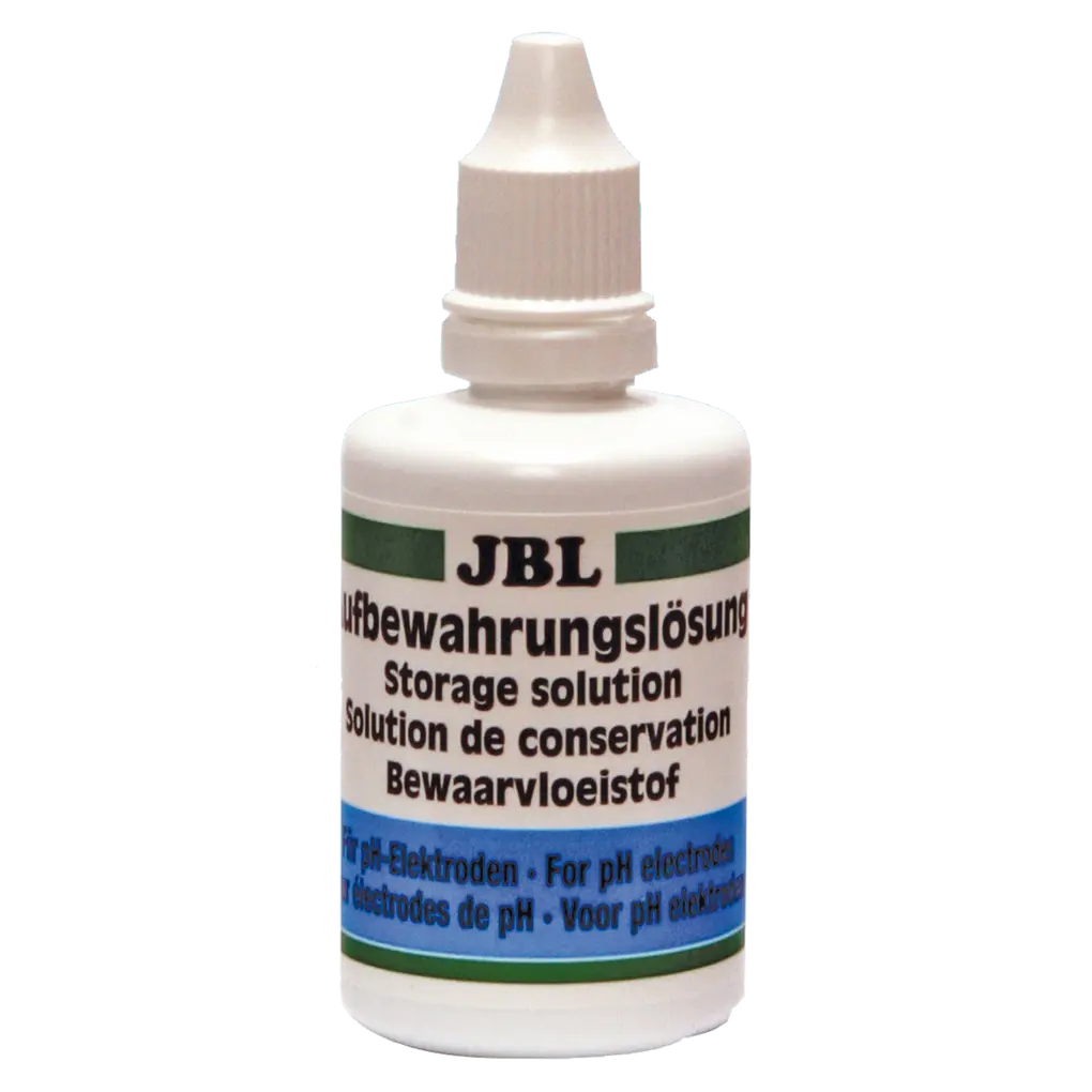 JBL Aufbewahrungslösung – 250ml Flasche für pH-Elektroden, Lösung zur Aufbewahrung von Elektroden.