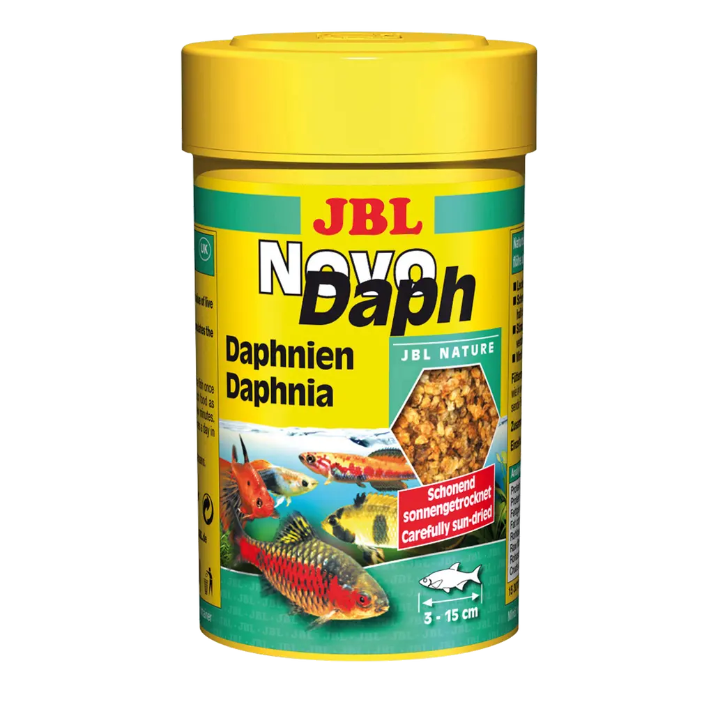 JBL NovoDaph 100 ml Fischfutter für tropische Süßwasserfische und Wasserschildkröten