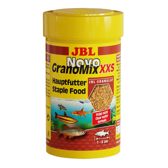 JBL NovoGranoMix XXS 100 ml - Fischfutter für kleine Fische, geeignet für Neon und Minifische.