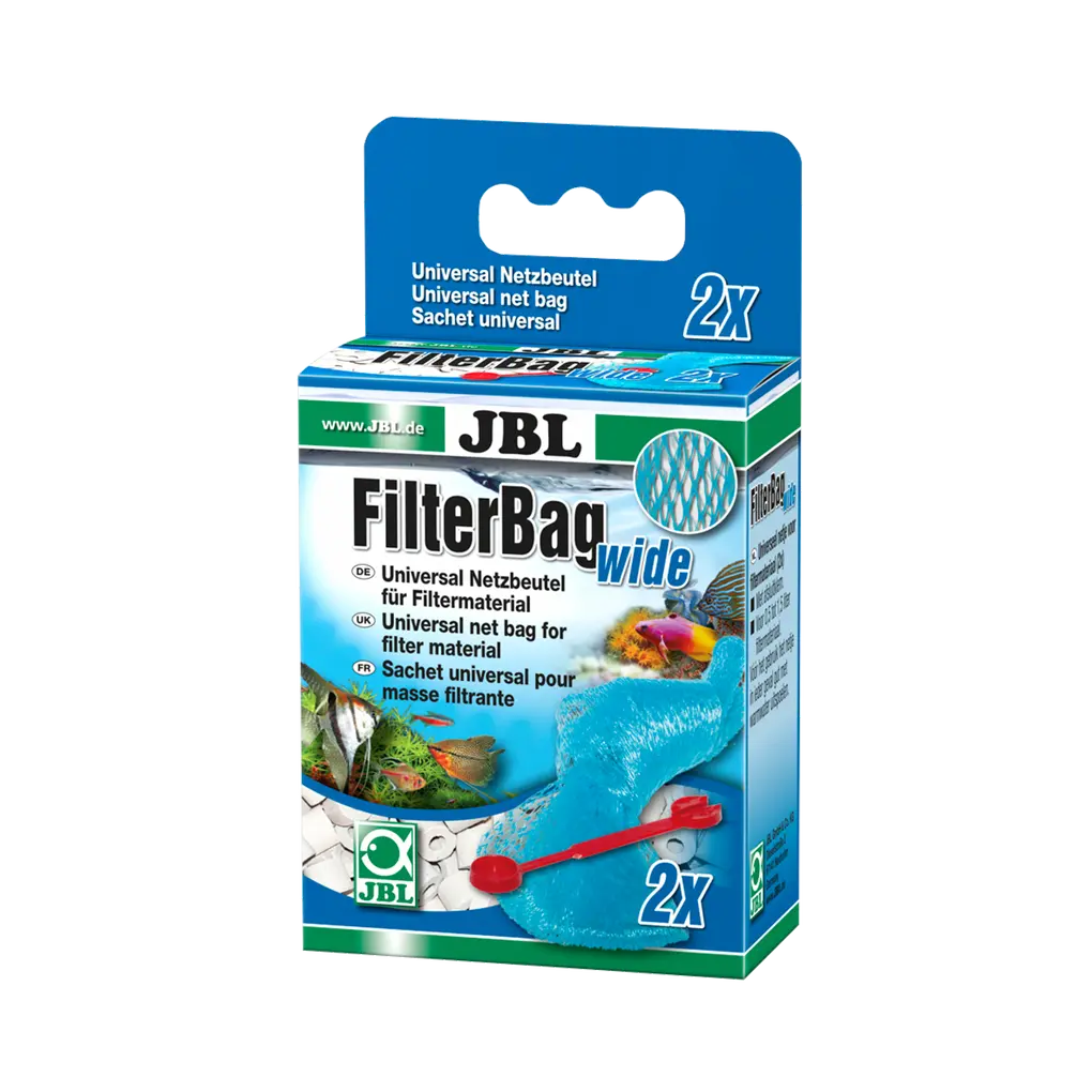 JBL FilterBag wide – Original JBL Universal net bag for filter material, ideal for aquarium filters.