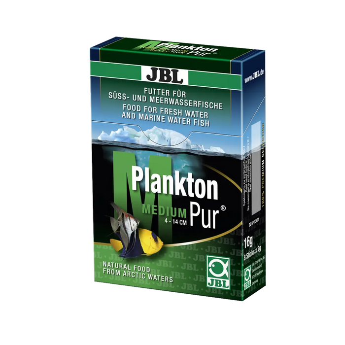 JBL PlanktonPur MEDIUM 2 – Futter für Süß- und Meerwasserfische, hochwertige Nährstoffe aus arktischen Gewässern.