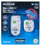 Silverline Abschreckgerät für Mäuse & Ratten für 80 +30 m²