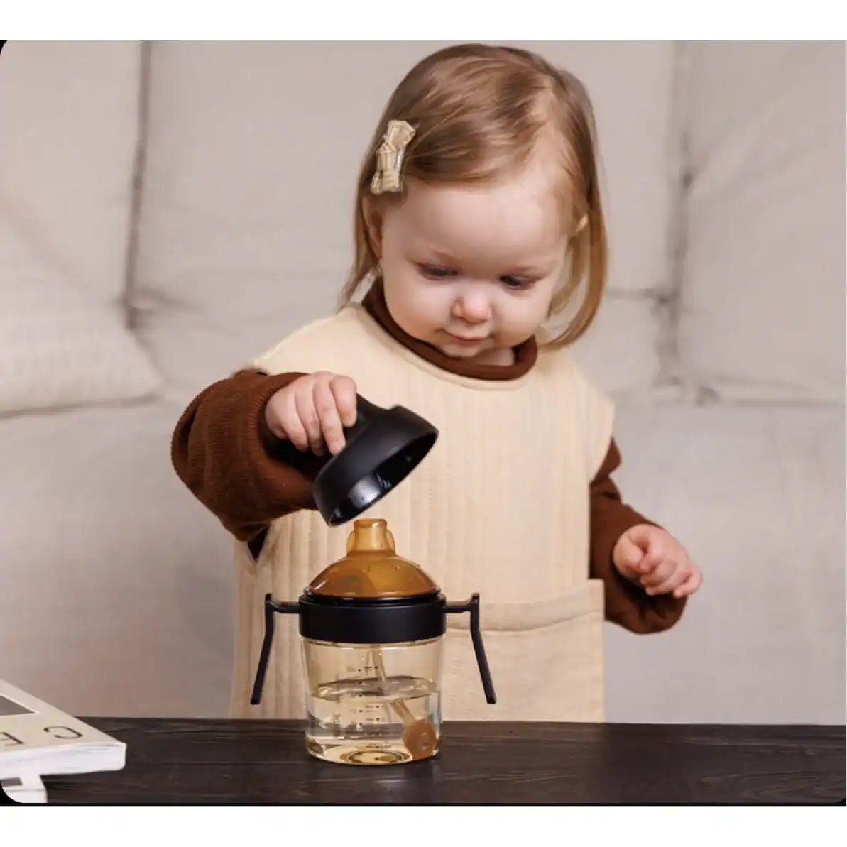 Dental Care Sippy Cup 210ml (Schwarz)