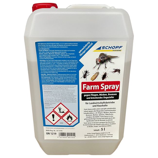 Schopf Farm Spray Gebrauchsfertiges Stallfliegenspray 5000ml