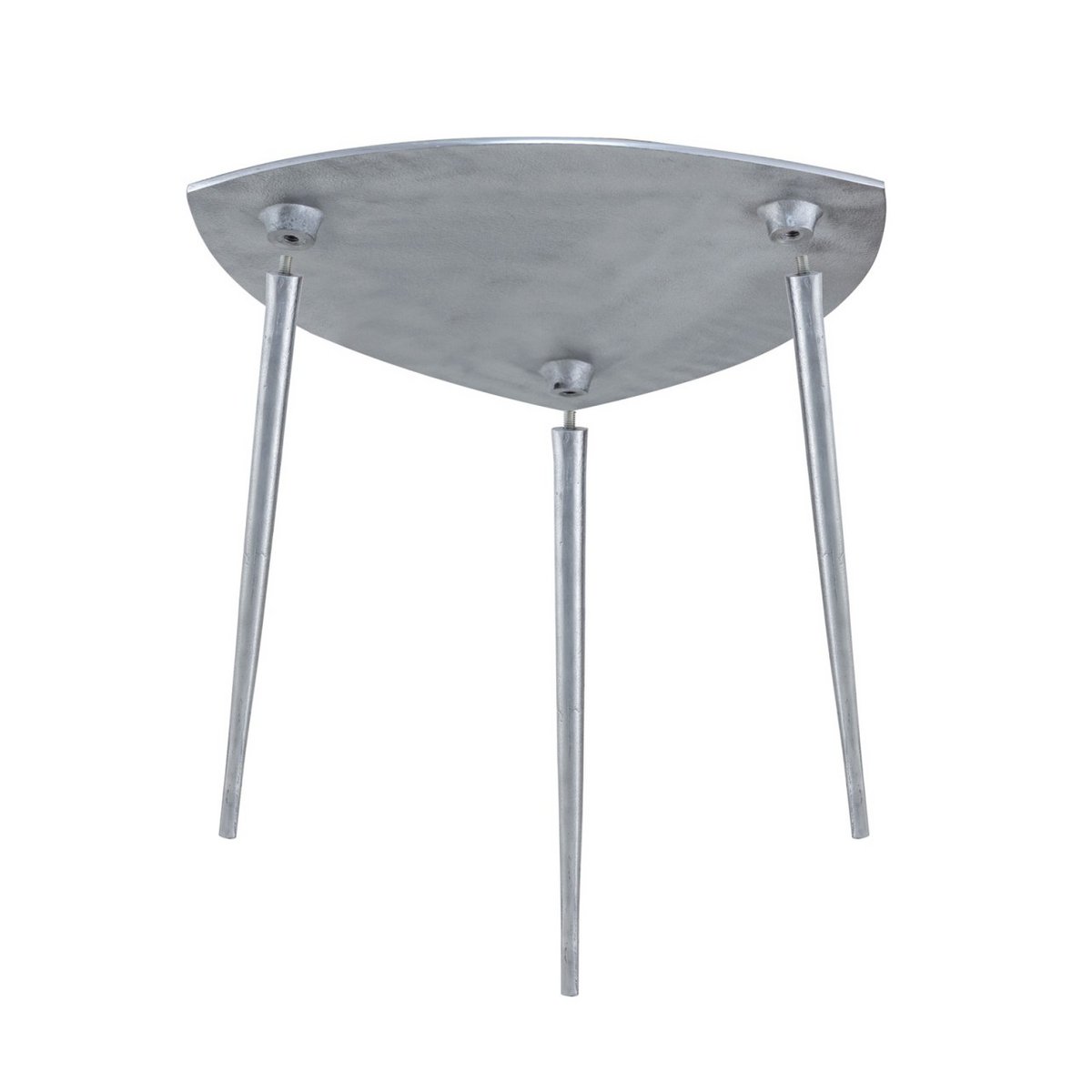 Beistelltisch - Metall Dekotisch - Alster - 40x45x40 cm dreieckig - Aluminium -