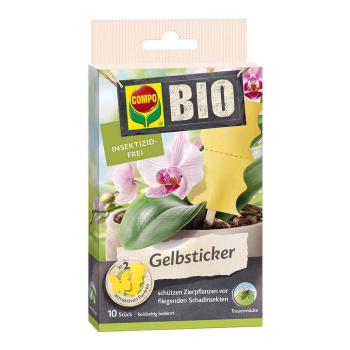 COMPO BIO Gelbsticker 10 Stück