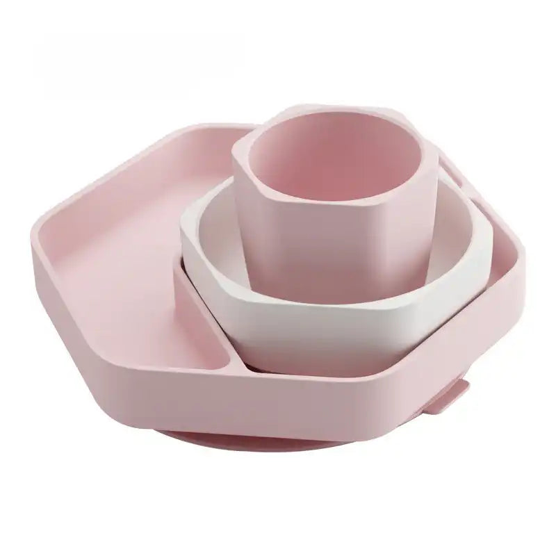 Toddler feeding Set (Rosa)