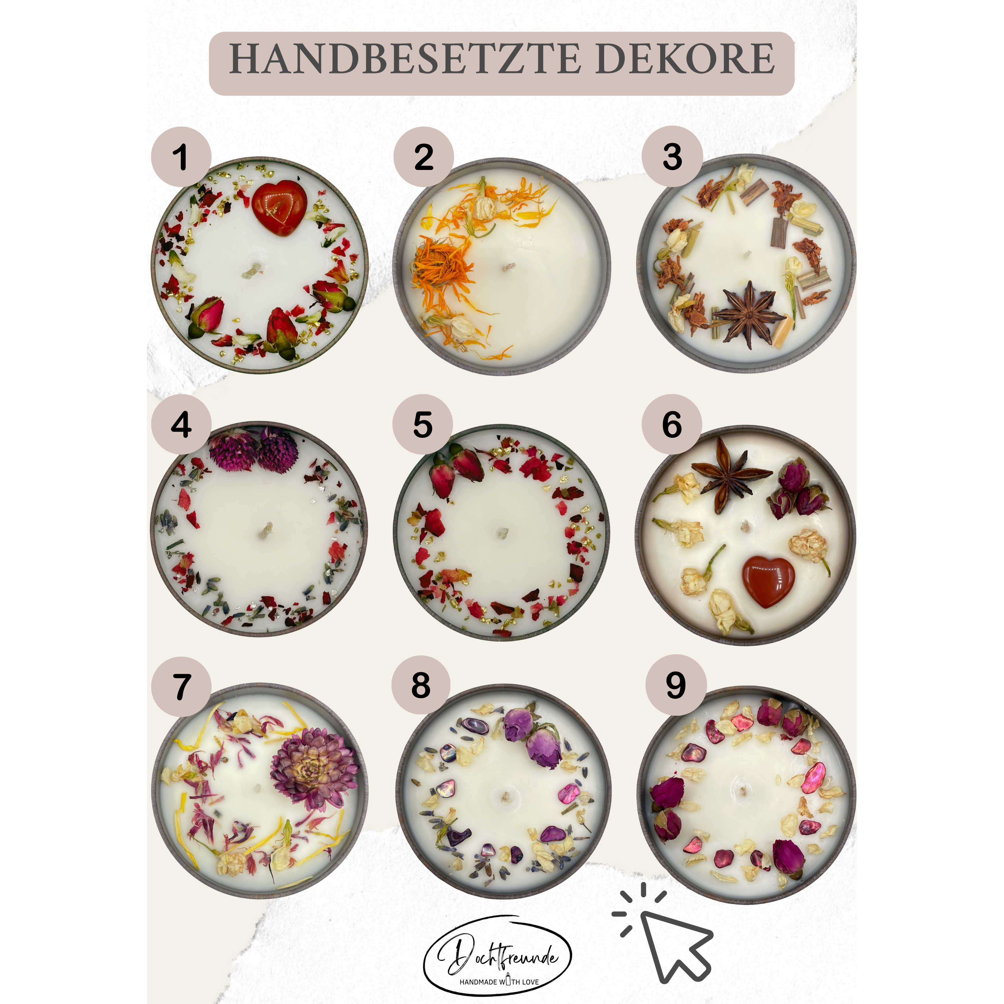 Tada dein Geschenk - LUSTIGER Panda personalisierbare PREMIUM Duftkerze mit verschiedenen Dekoren - handgemacht aus dem Südschwarzwald