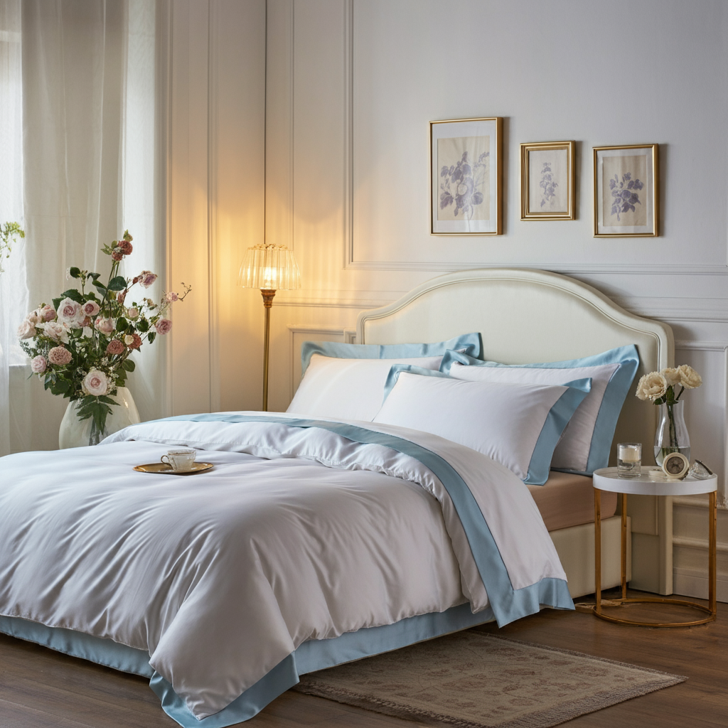 Aura Baumwolle Perkal Kissenbezug Aus Ägyptischer Baumwolle Mit Extra Langen Stapelfasern Für Weichheit Atmungsaktivität