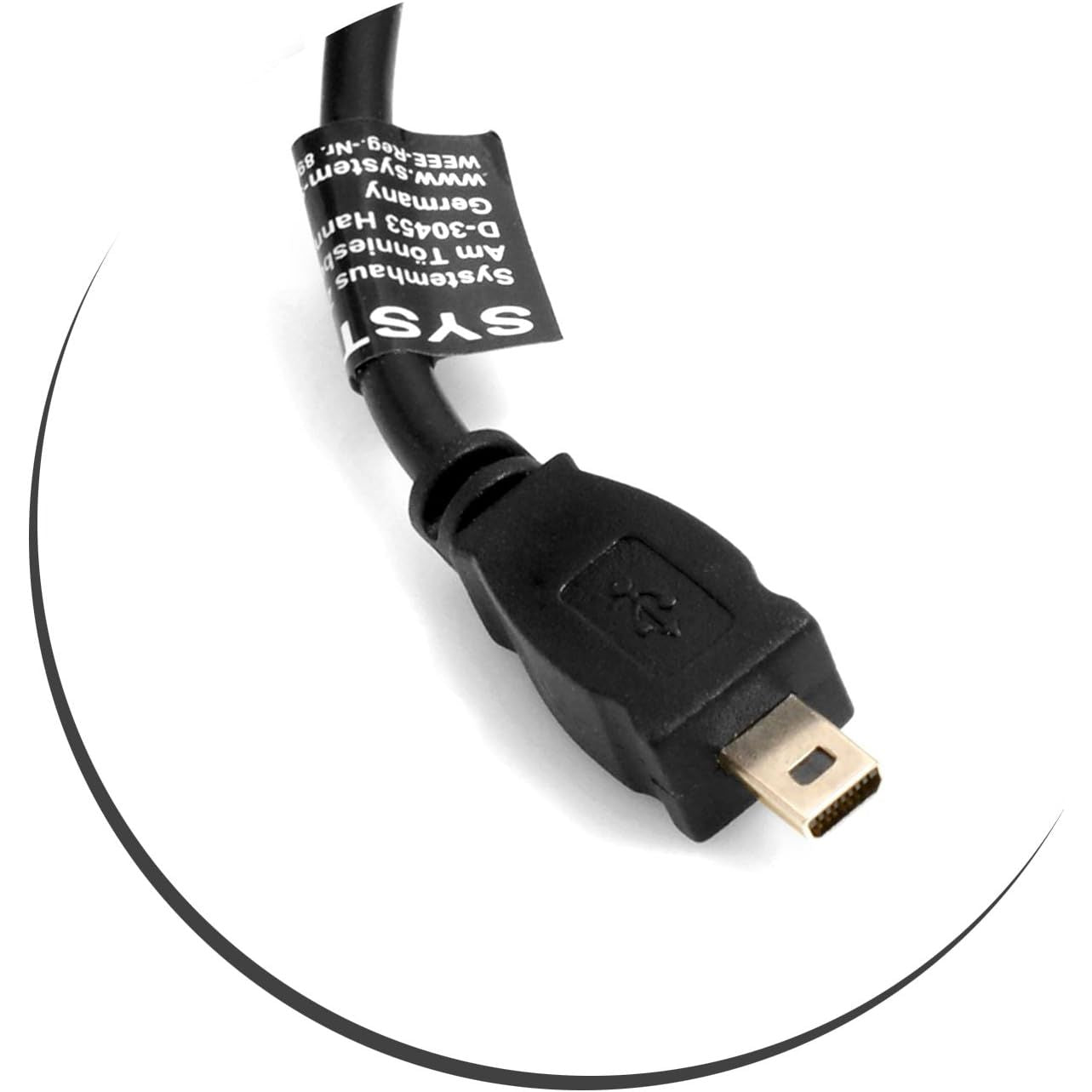 USB 2.0 Kabel 130 Cm 8Pin Stecker Zu Typ A Für Nikon Coolpix Kameras Schwarz Hi Speed 480 Mbps