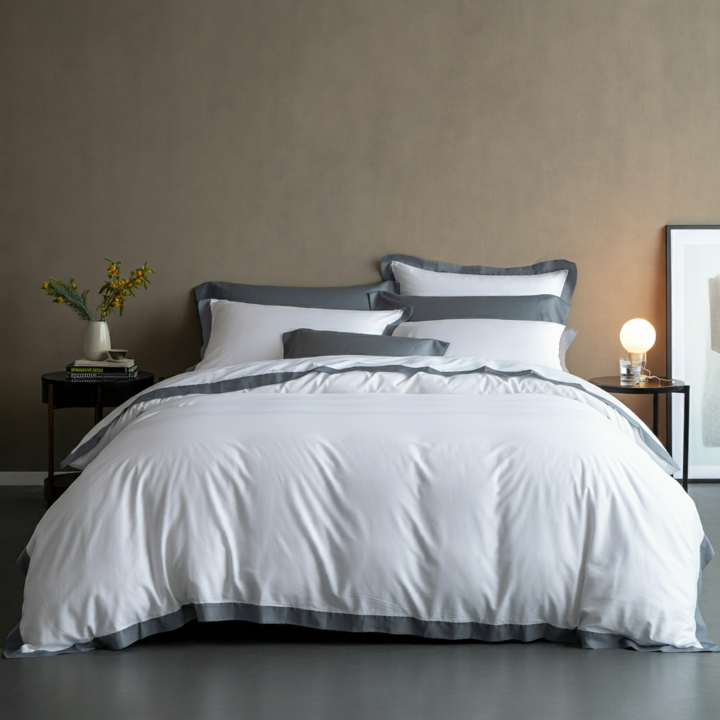 Aura Baumwolle Perkal Kissenbezug Aus Ägyptischer Baumwolle Mit Extra Langen Stapelfasern Für Weichheit Atmungsaktivität