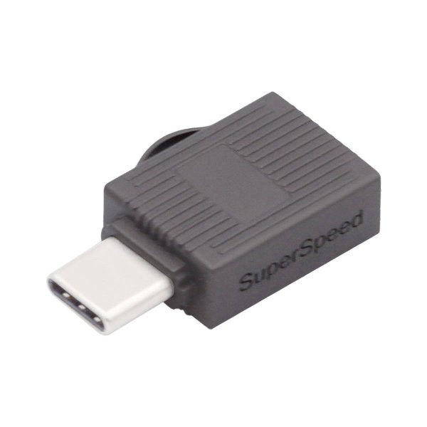 USB C MicroSD Kartenlesegerät Grau Mit Schnellem Datentransfer Für SDXC Karten Kompakt