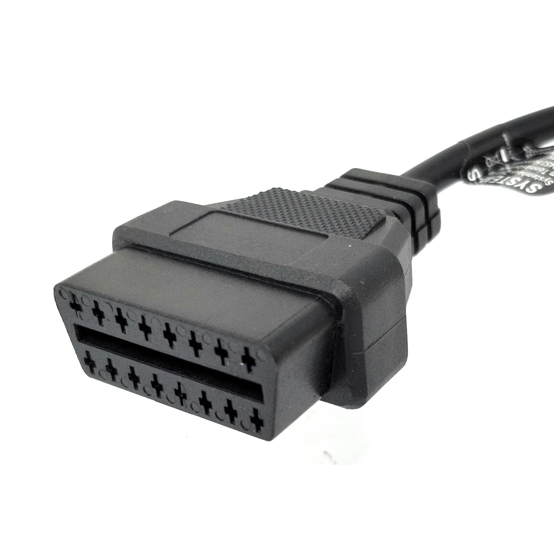 System S OBD Kabel 30 Cm Honda 3 Pin OBD2 Buchse Schwarz Diagnosekabel Für Auto Premium