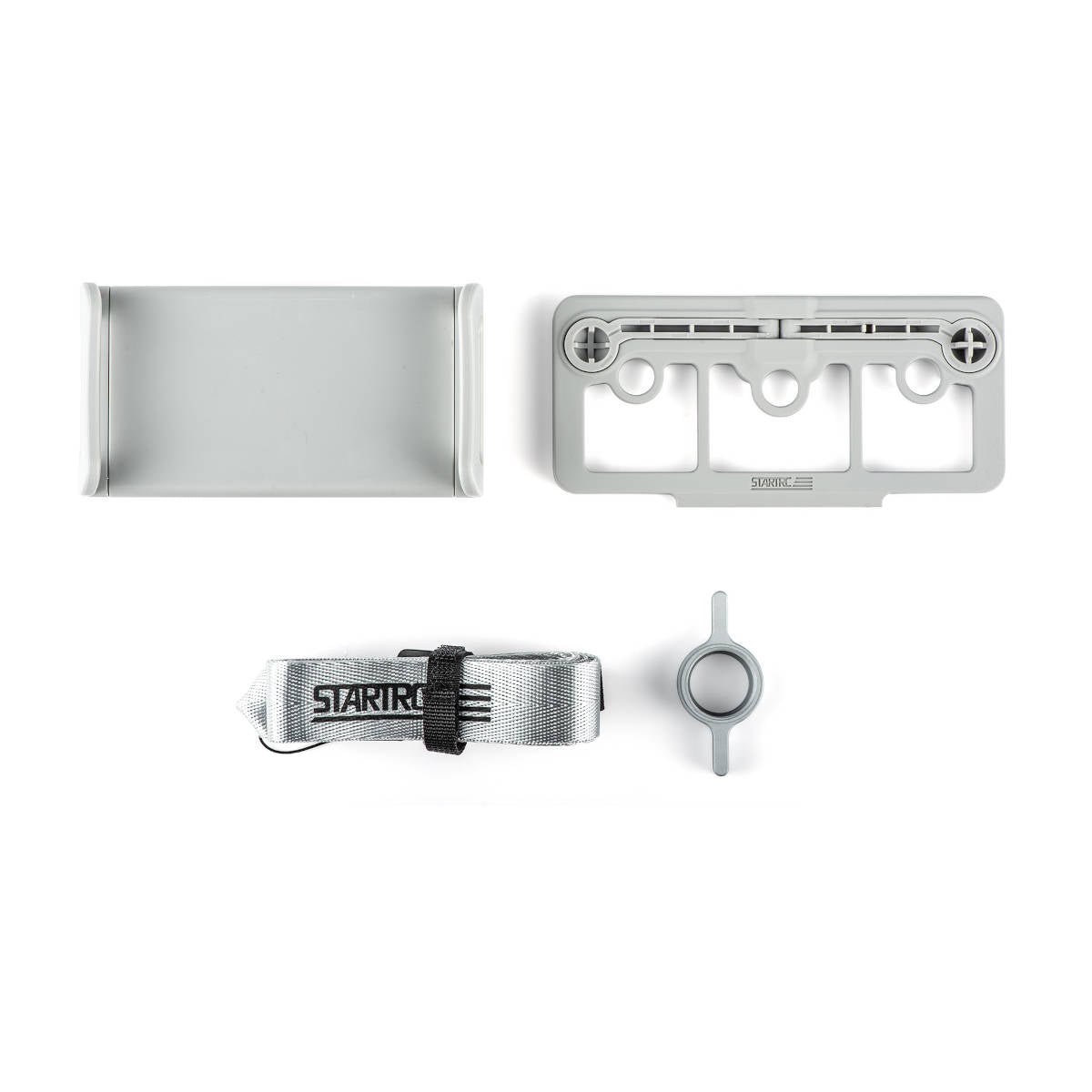 STARTRC Tablet Halterung Befestigung mit Tasche Gurt für Drohnenfernbedienung in Grau