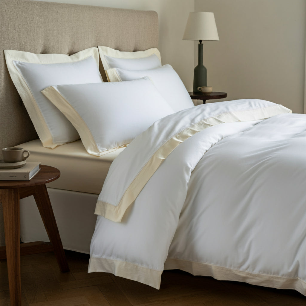 Aura Baumwolle Perkal Kissenbezug Aus Ägyptischer Baumwolle Mit Extra Langen Stapelfasern Für Weichheit Atmungsaktivität