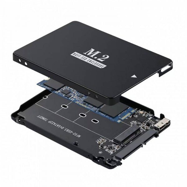 SYSTEM-S NGFF B+M Key M.2 SSD Karte zu 2,5 Zoll SATA Micro USB 3.0 Combo HDD