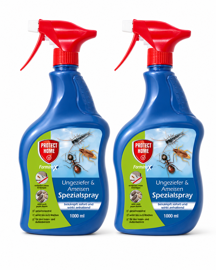 PROTECT HOME® Forminex Ungeziefer- und Ameisen Spezialspray 2 x 1000 ml