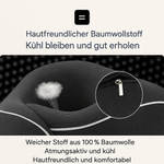 Nackenkissen für erholsamen Schlaf nach der Haartransplantation – kompakt, komfortabel & ideal für Reisen