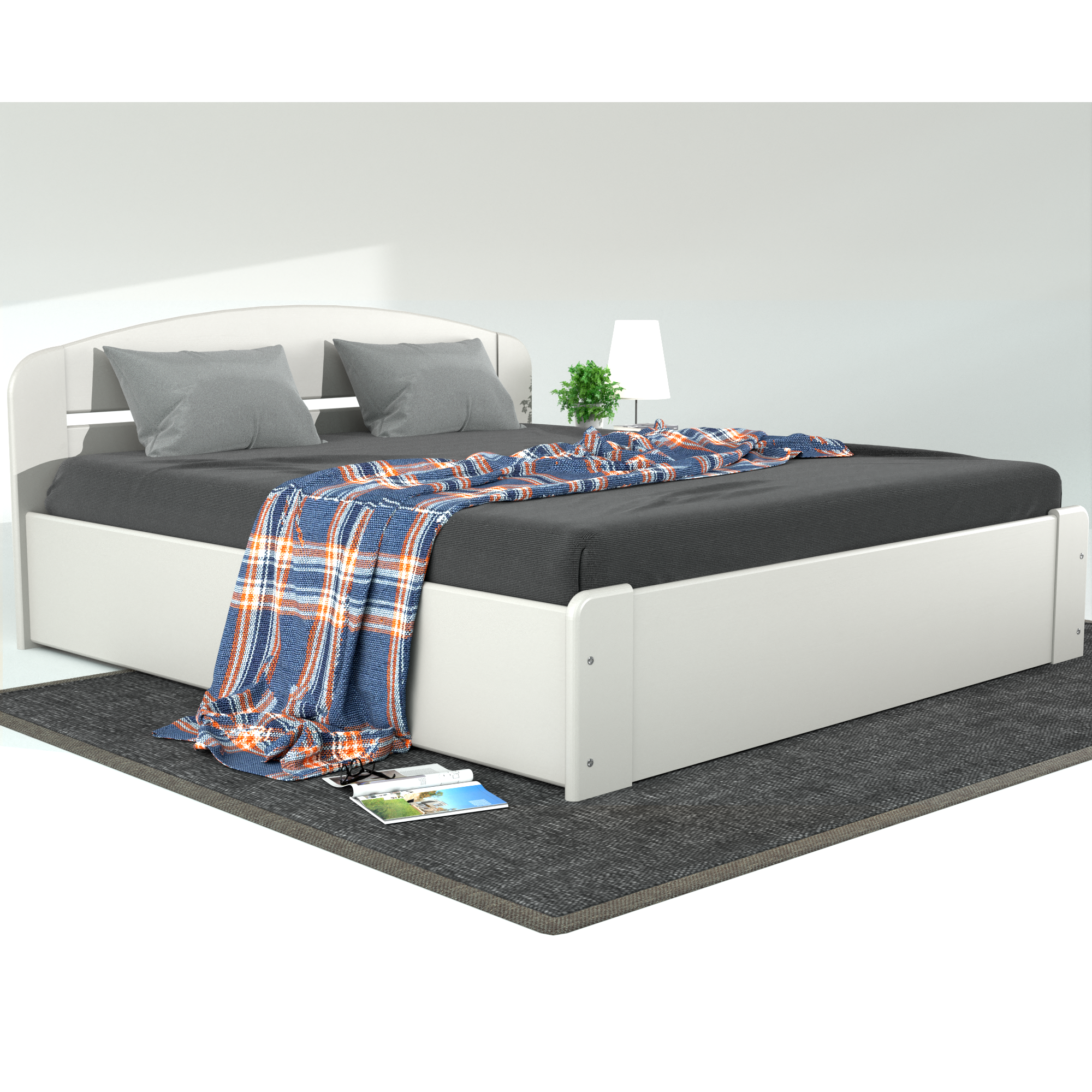 Anika Kieferbett mit Bettkasten | Massivholz | Naturholz | 100% Bio-Bett inkl. Lattenrost