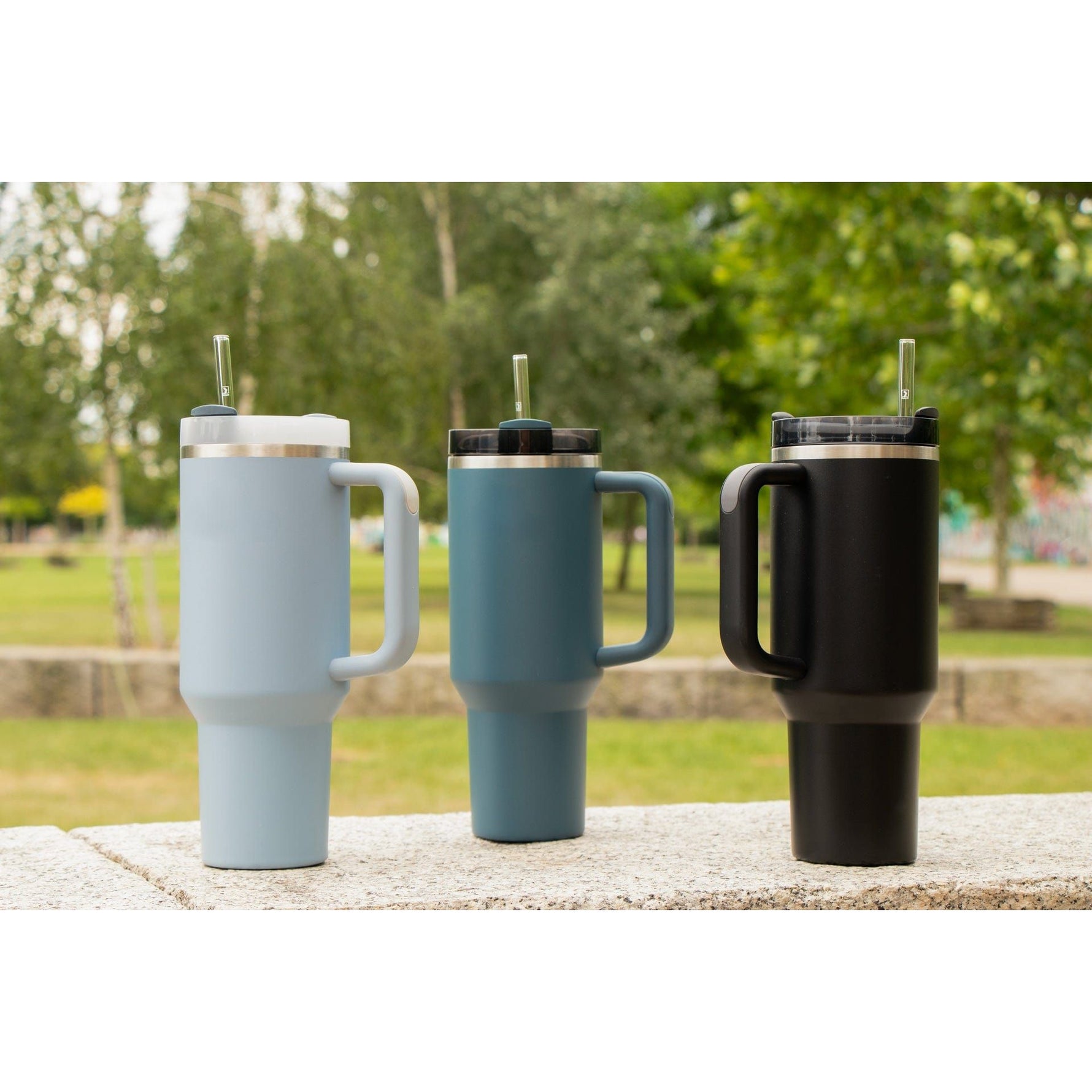 6x Stanley Cup Glasstrohhalme für 40oz Cups & Quencher & Flaschen bis 1,2 Liter