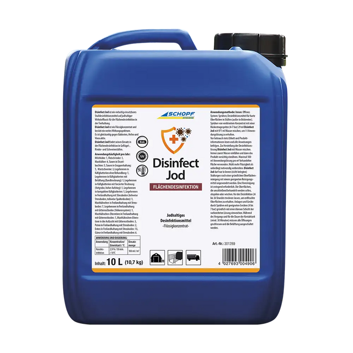 Schopf Disinfect Jod Hochkonzentrat  10 L