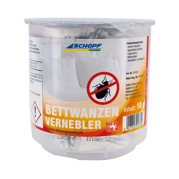 Schopf Bettwanzen Vernebler  1 Dose für ca. 130 m³
