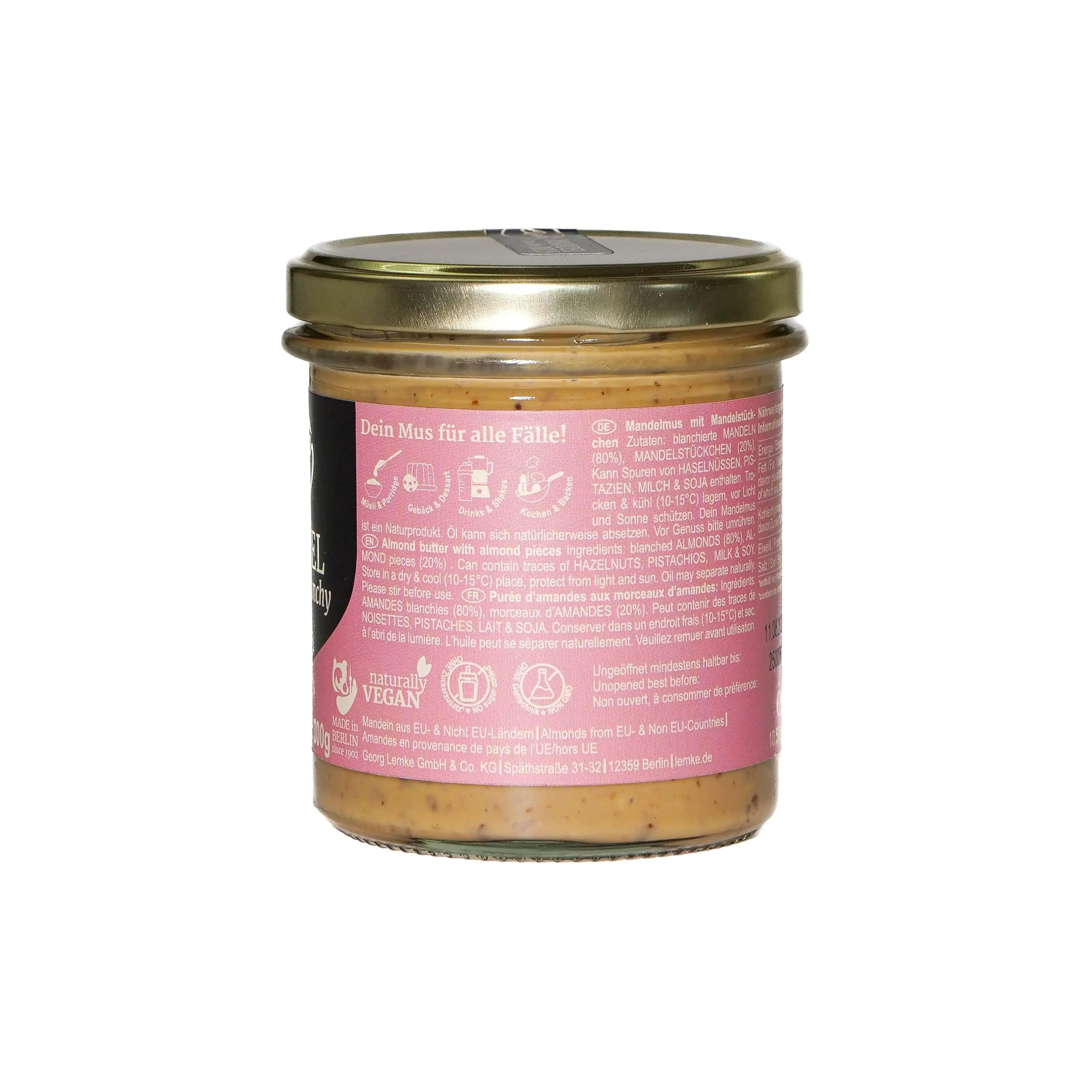 Crunchy Mandelmus by Lemke Feines Berliner Marzipan & Mehr